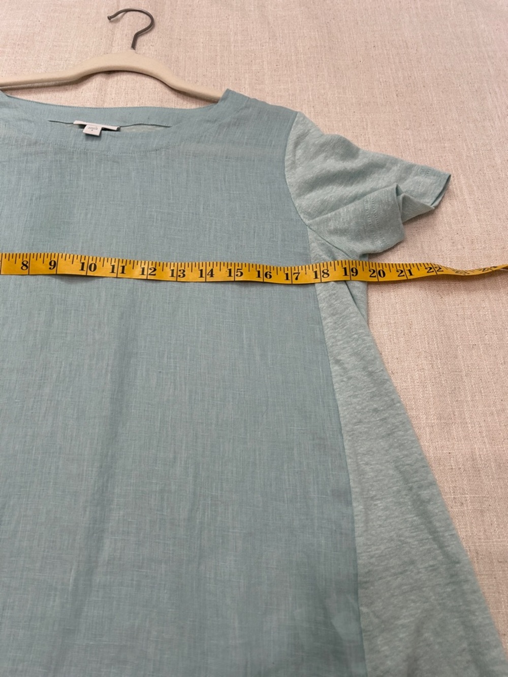J.Jill Love Linen Top Women’s S Green Lightweight Flowy Short Sleeve Casual - Picture 10 of 14